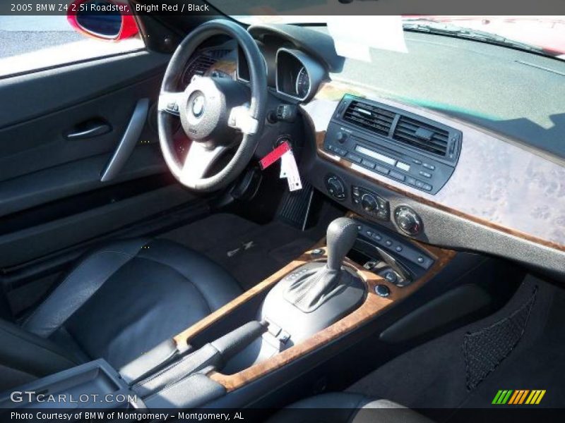 Bright Red / Black 2005 BMW Z4 2.5i Roadster