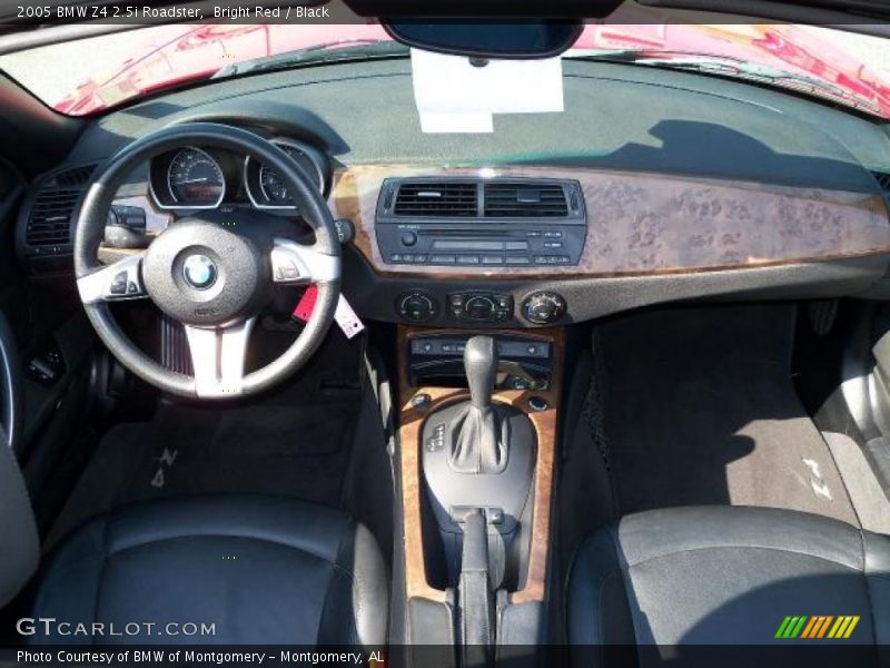 Bright Red / Black 2005 BMW Z4 2.5i Roadster