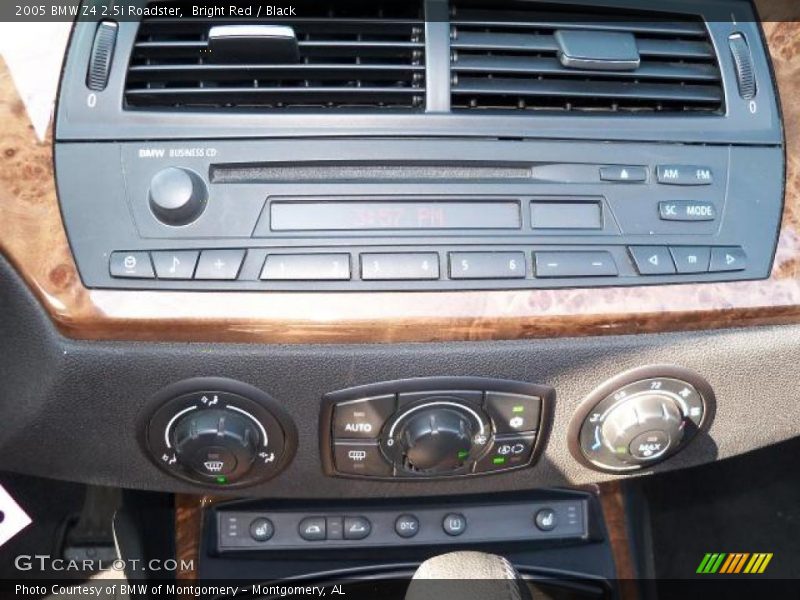 Bright Red / Black 2005 BMW Z4 2.5i Roadster