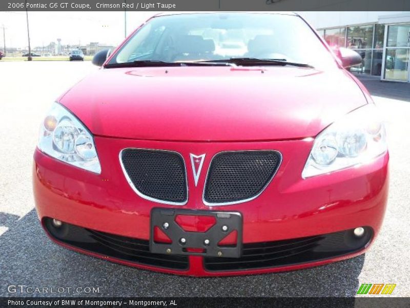 Crimson Red / Light Taupe 2006 Pontiac G6 GT Coupe