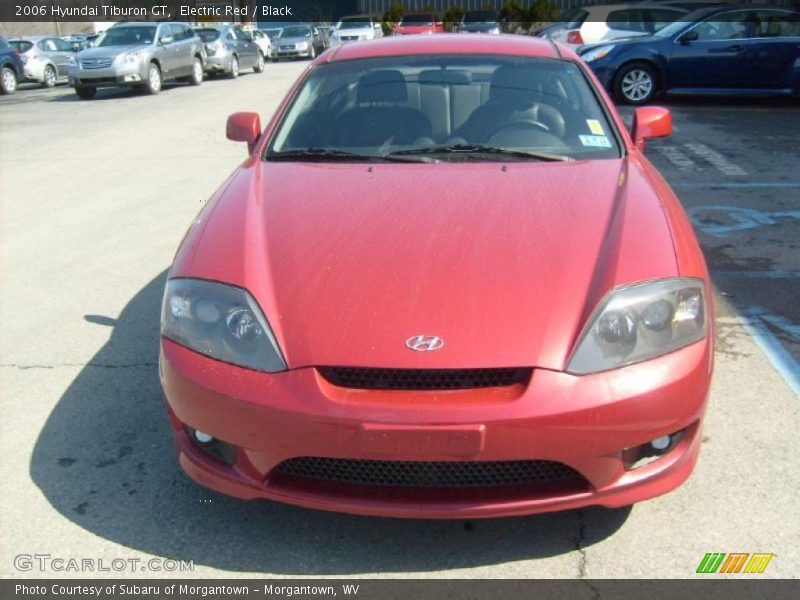 Electric Red / Black 2006 Hyundai Tiburon GT