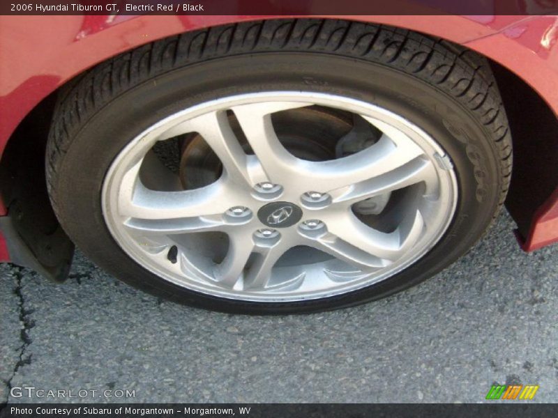 Electric Red / Black 2006 Hyundai Tiburon GT