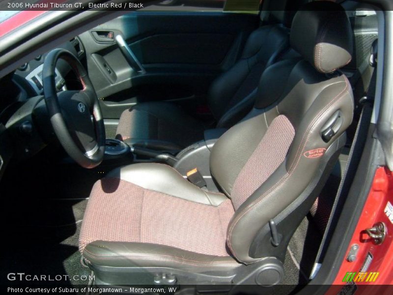 Electric Red / Black 2006 Hyundai Tiburon GT
