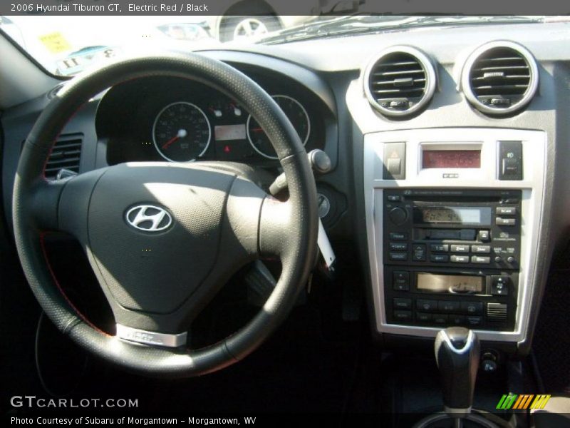 Electric Red / Black 2006 Hyundai Tiburon GT