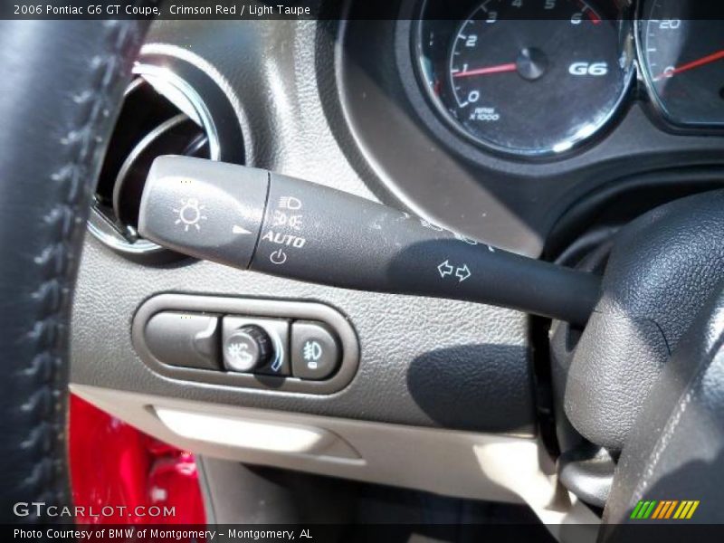 Crimson Red / Light Taupe 2006 Pontiac G6 GT Coupe
