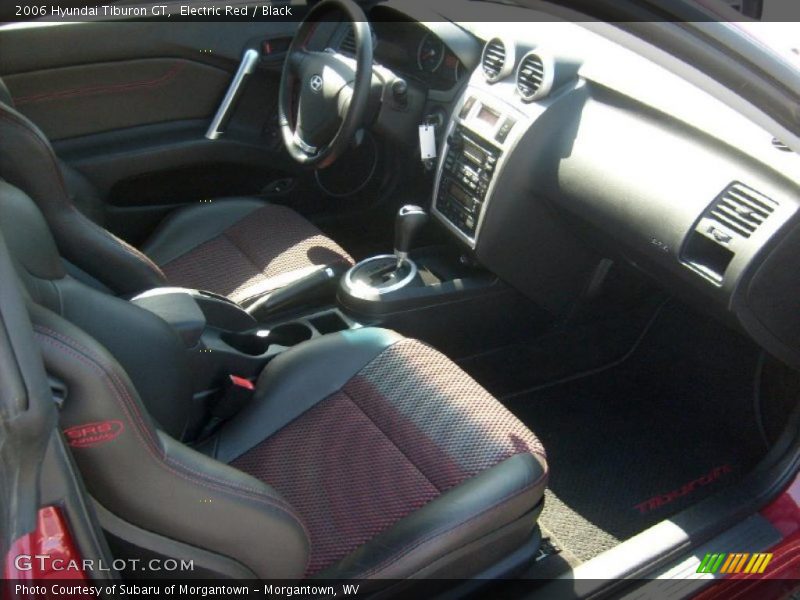Electric Red / Black 2006 Hyundai Tiburon GT