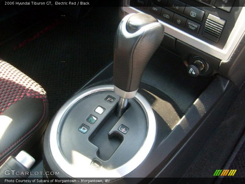 Electric Red / Black 2006 Hyundai Tiburon GT
