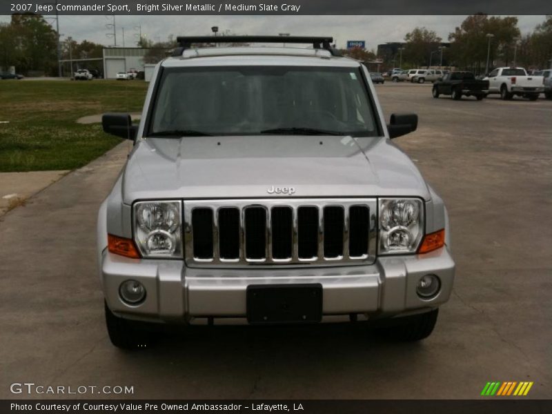 Bright Silver Metallic / Medium Slate Gray 2007 Jeep Commander Sport