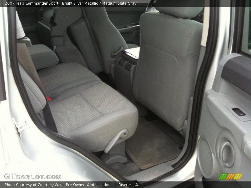 Bright Silver Metallic / Medium Slate Gray 2007 Jeep Commander Sport