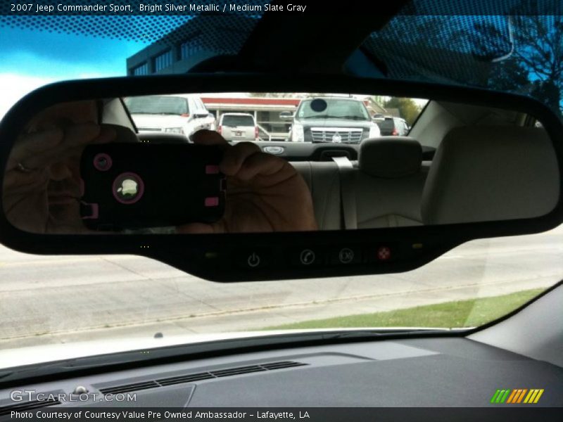 Bright Silver Metallic / Medium Slate Gray 2007 Jeep Commander Sport