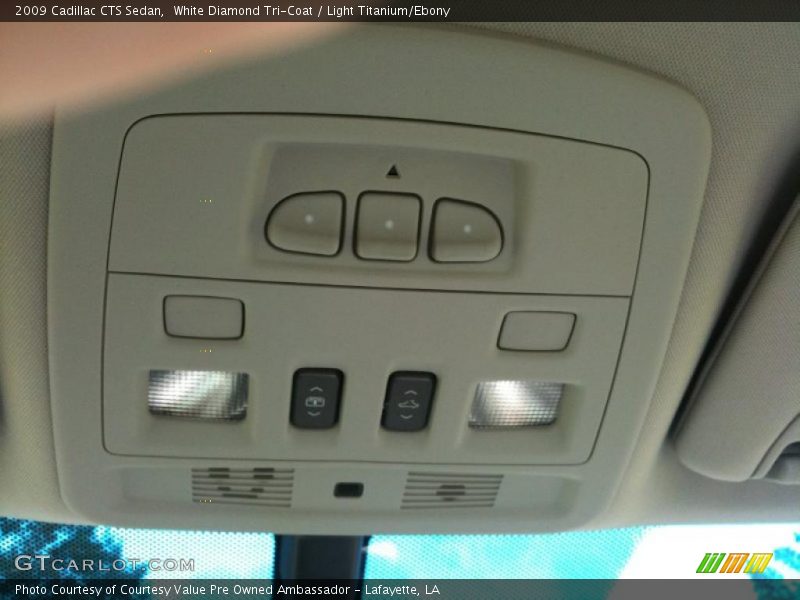 White Diamond Tri-Coat / Light Titanium/Ebony 2009 Cadillac CTS Sedan