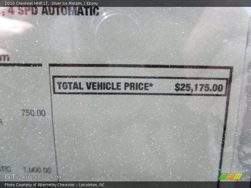Silver Ice Metallic / Ebony 2010 Chevrolet HHR LT