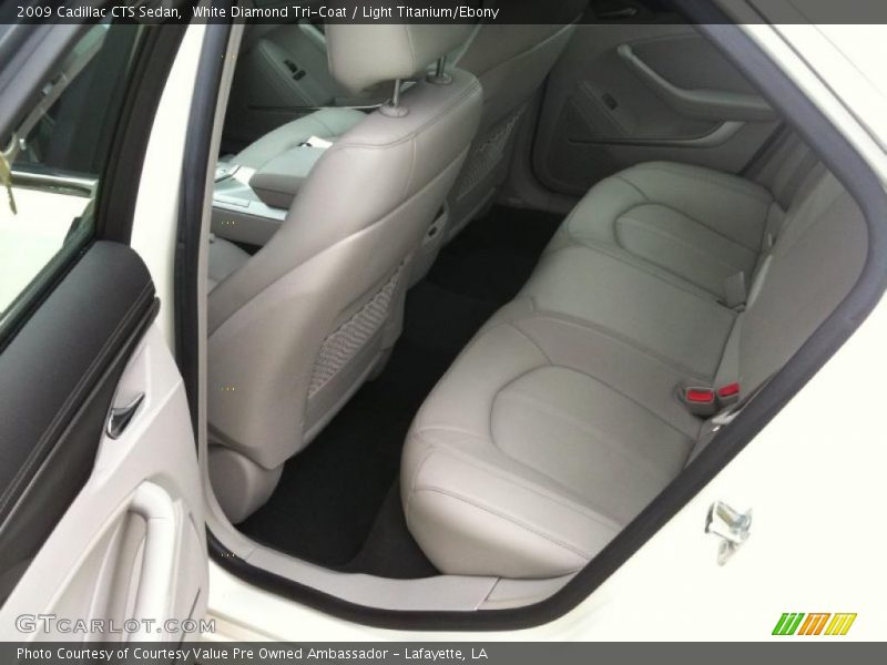 White Diamond Tri-Coat / Light Titanium/Ebony 2009 Cadillac CTS Sedan