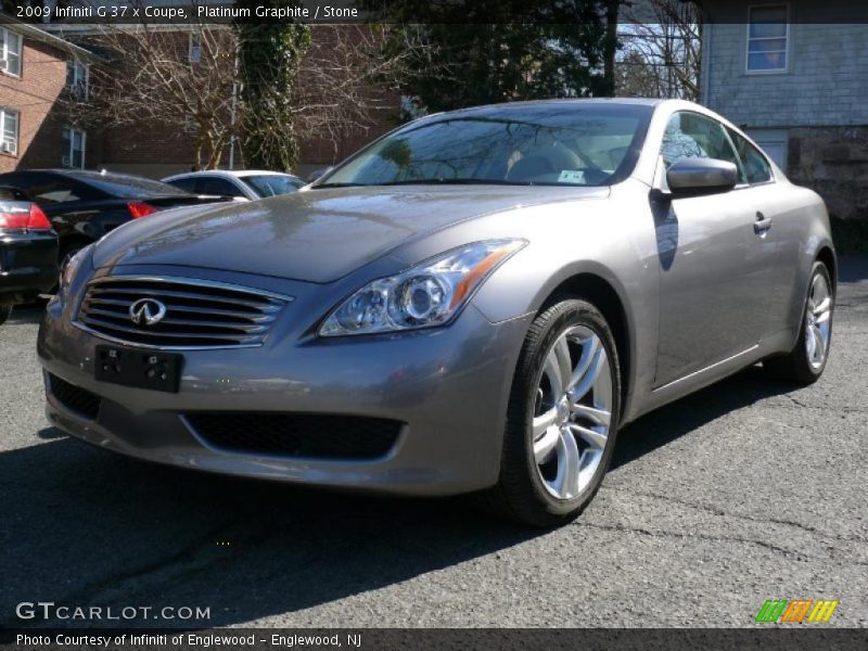 Platinum Graphite / Stone 2009 Infiniti G 37 x Coupe