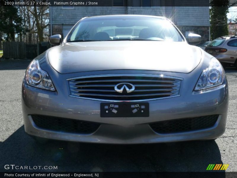 Platinum Graphite / Stone 2009 Infiniti G 37 x Coupe