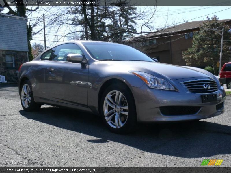 Platinum Graphite / Stone 2009 Infiniti G 37 x Coupe