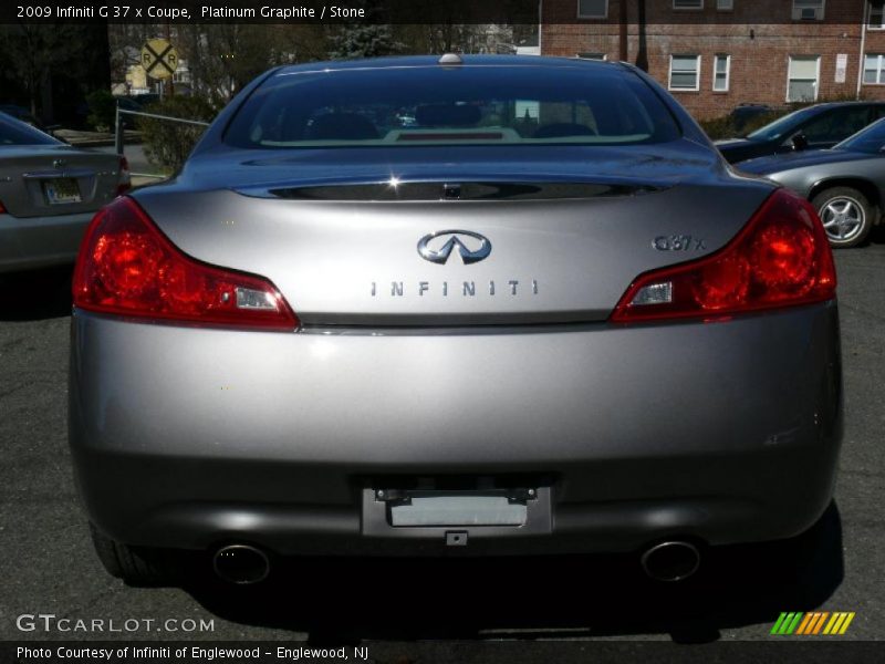 Platinum Graphite / Stone 2009 Infiniti G 37 x Coupe