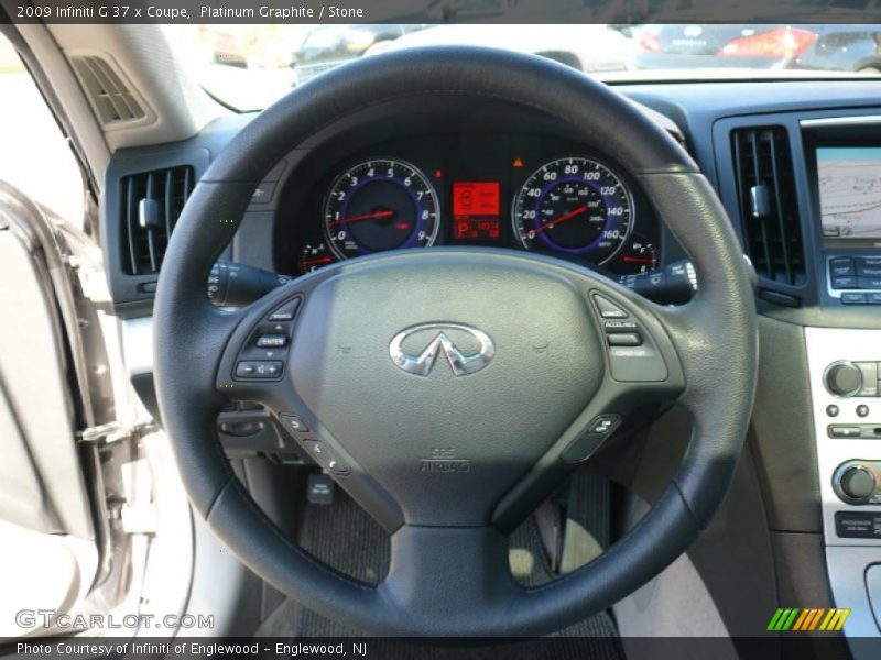 Platinum Graphite / Stone 2009 Infiniti G 37 x Coupe