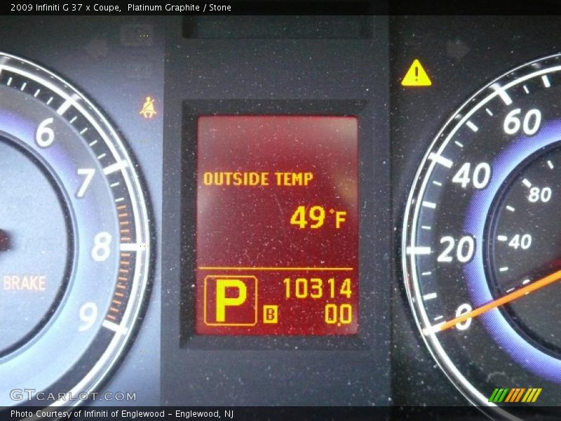 Platinum Graphite / Stone 2009 Infiniti G 37 x Coupe