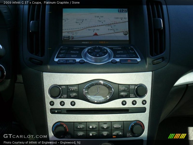 Platinum Graphite / Stone 2009 Infiniti G 37 x Coupe