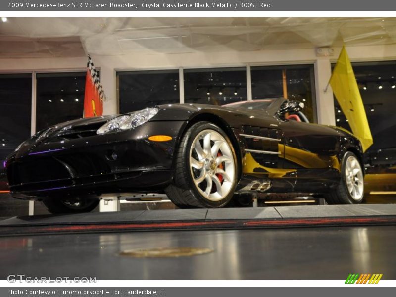 Crystal Cassiterite Black Metallic / 300SL Red 2009 Mercedes-Benz SLR McLaren Roadster