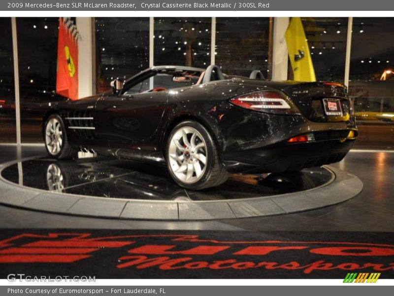 Crystal Cassiterite Black Metallic / 300SL Red 2009 Mercedes-Benz SLR McLaren Roadster