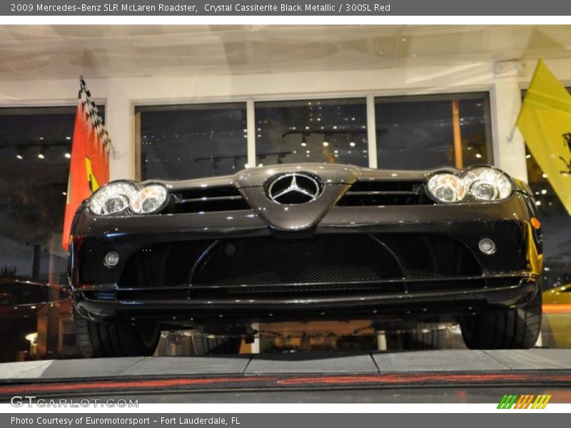 Crystal Cassiterite Black Metallic / 300SL Red 2009 Mercedes-Benz SLR McLaren Roadster