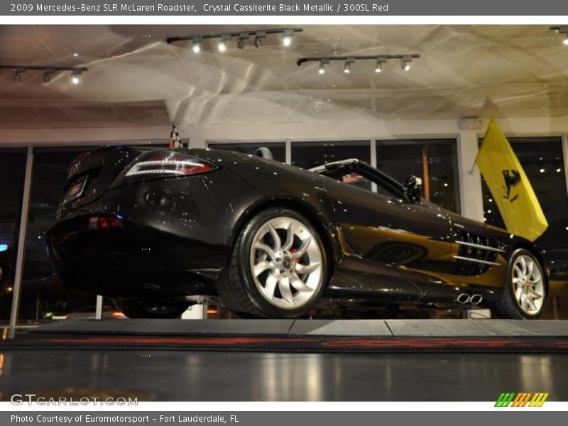Crystal Cassiterite Black Metallic / 300SL Red 2009 Mercedes-Benz SLR McLaren Roadster