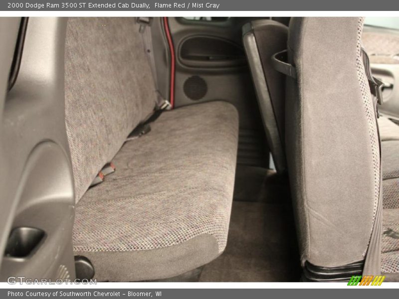 Flame Red / Mist Gray 2000 Dodge Ram 3500 ST Extended Cab Dually