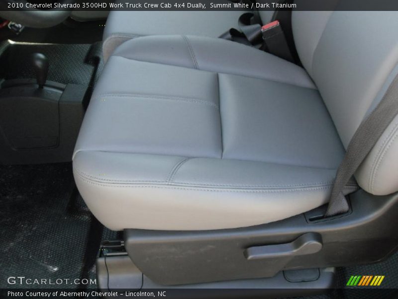 Summit White / Dark Titanium 2010 Chevrolet Silverado 3500HD Work Truck Crew Cab 4x4 Dually