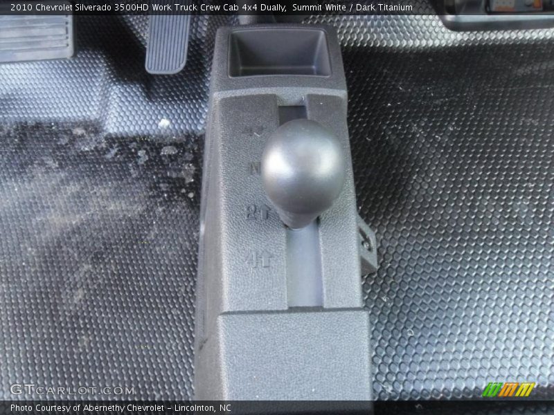 Summit White / Dark Titanium 2010 Chevrolet Silverado 3500HD Work Truck Crew Cab 4x4 Dually