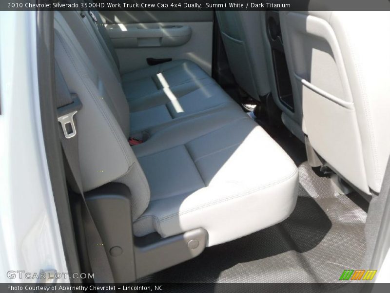 Summit White / Dark Titanium 2010 Chevrolet Silverado 3500HD Work Truck Crew Cab 4x4 Dually