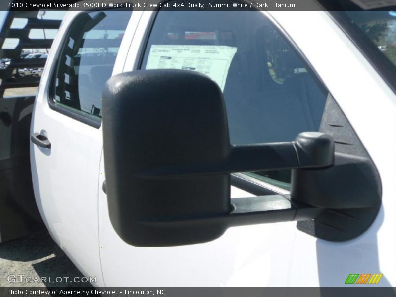 Summit White / Dark Titanium 2010 Chevrolet Silverado 3500HD Work Truck Crew Cab 4x4 Dually