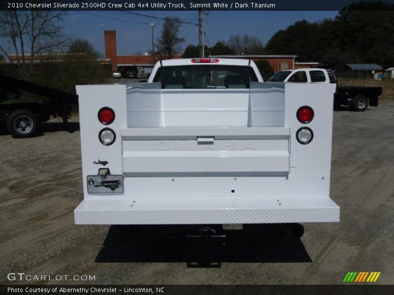 Summit White / Dark Titanium 2010 Chevrolet Silverado 2500HD Crew Cab 4x4 Utility Truck