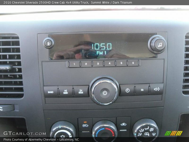 Summit White / Dark Titanium 2010 Chevrolet Silverado 2500HD Crew Cab 4x4 Utility Truck