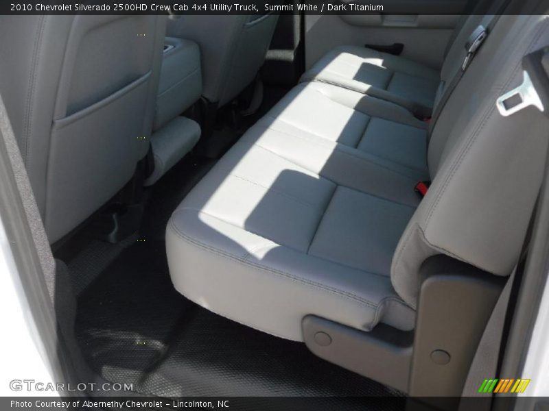 Summit White / Dark Titanium 2010 Chevrolet Silverado 2500HD Crew Cab 4x4 Utility Truck