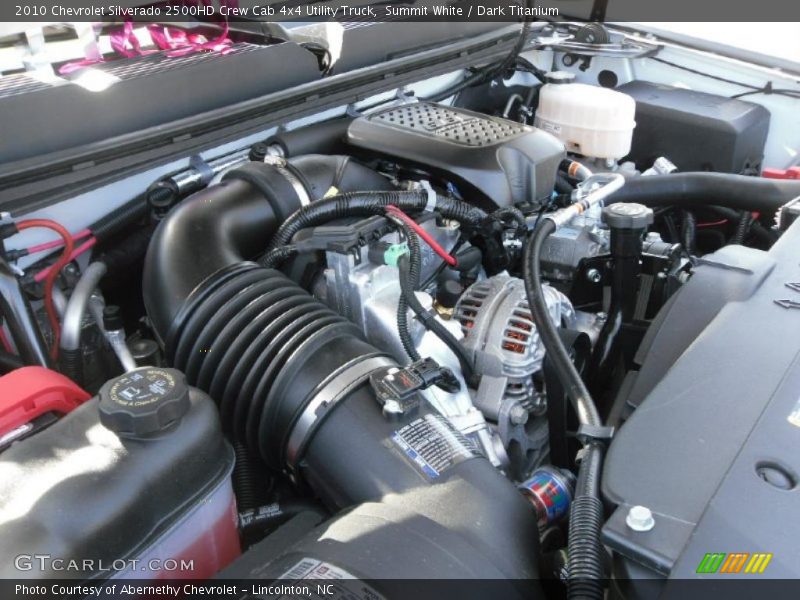 Summit White / Dark Titanium 2010 Chevrolet Silverado 2500HD Crew Cab 4x4 Utility Truck
