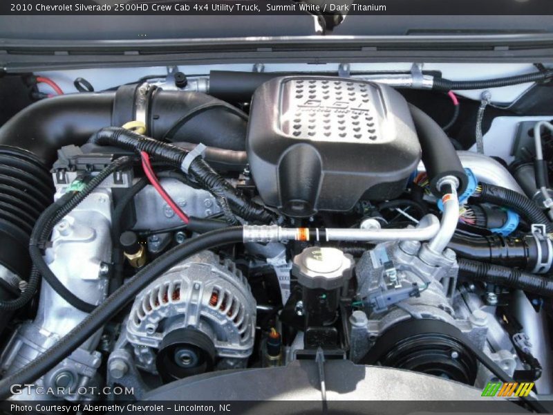 Summit White / Dark Titanium 2010 Chevrolet Silverado 2500HD Crew Cab 4x4 Utility Truck