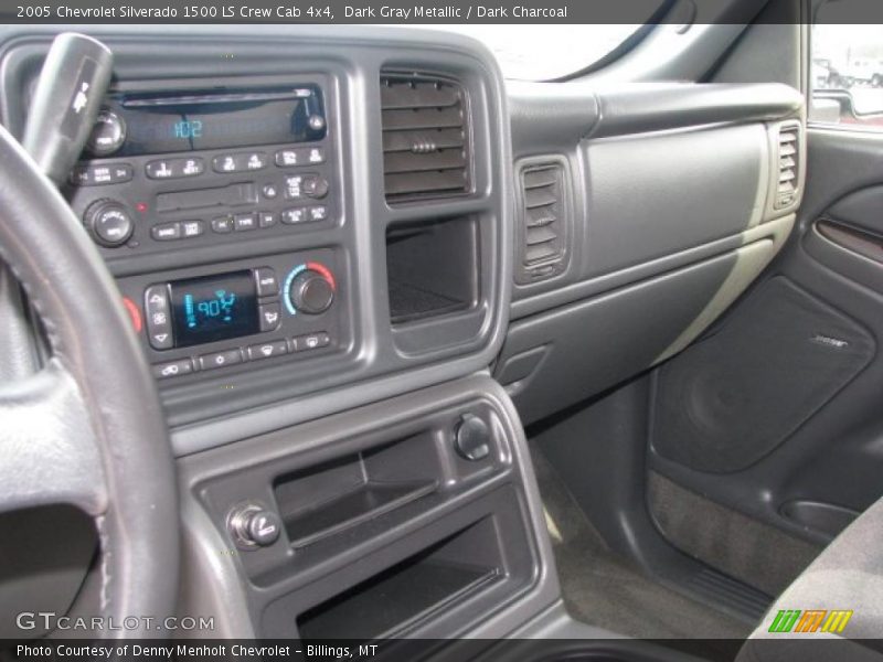 Dark Gray Metallic / Dark Charcoal 2005 Chevrolet Silverado 1500 LS Crew Cab 4x4