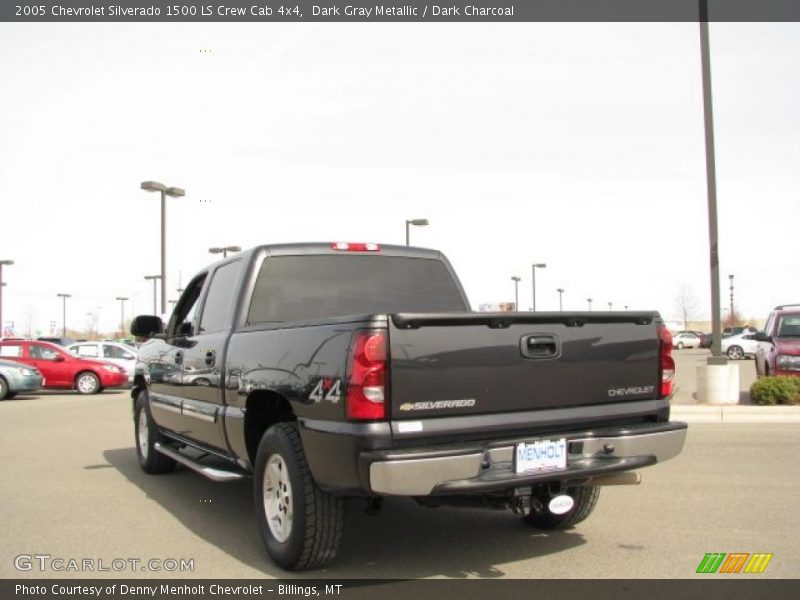Dark Gray Metallic / Dark Charcoal 2005 Chevrolet Silverado 1500 LS Crew Cab 4x4