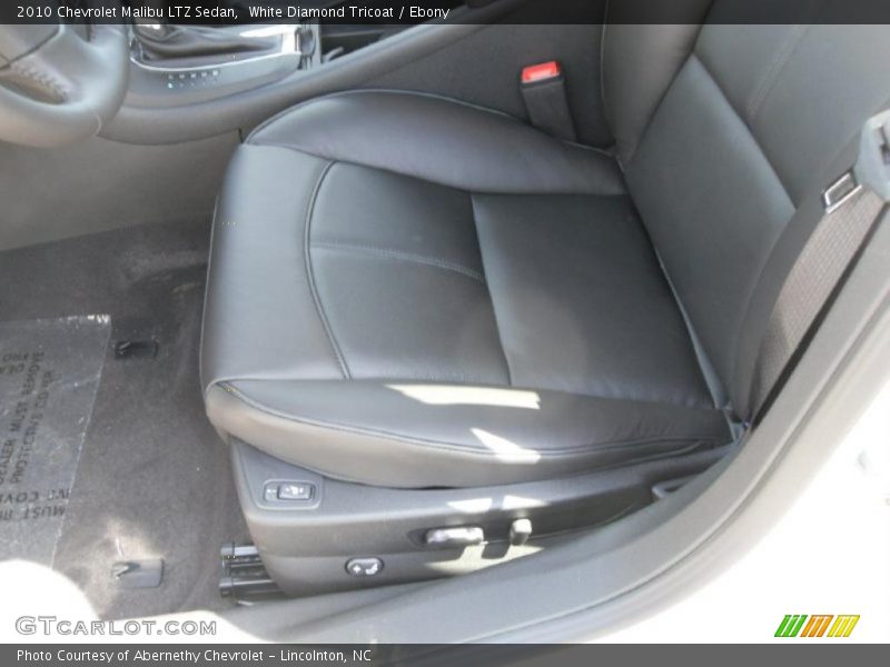 White Diamond Tricoat / Ebony 2010 Chevrolet Malibu LTZ Sedan