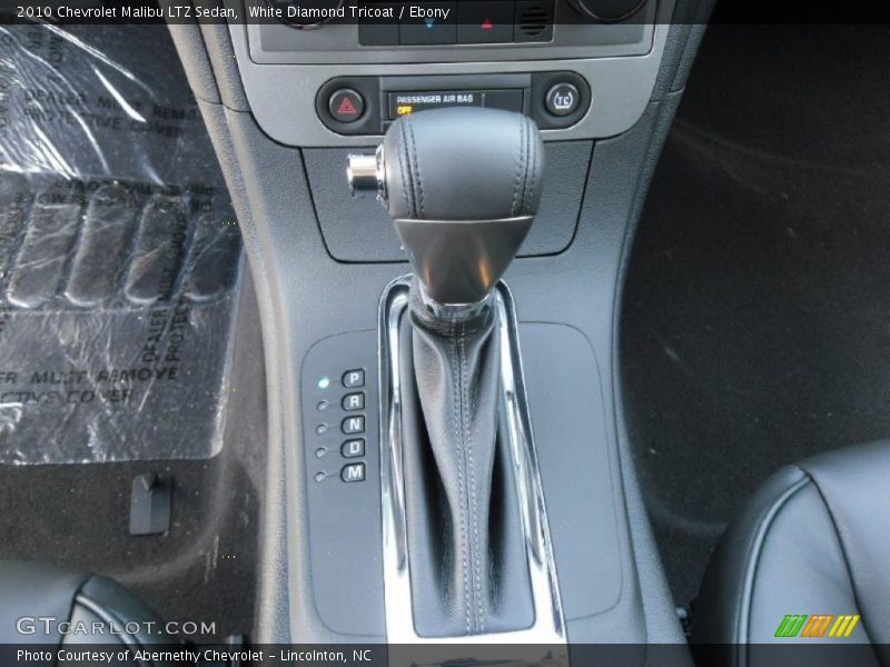 White Diamond Tricoat / Ebony 2010 Chevrolet Malibu LTZ Sedan
