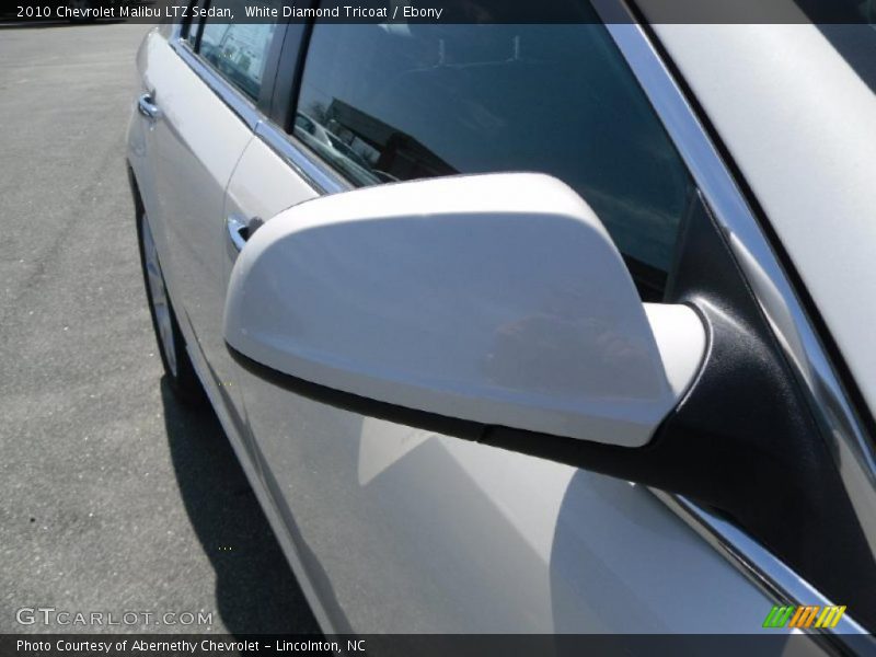 White Diamond Tricoat / Ebony 2010 Chevrolet Malibu LTZ Sedan