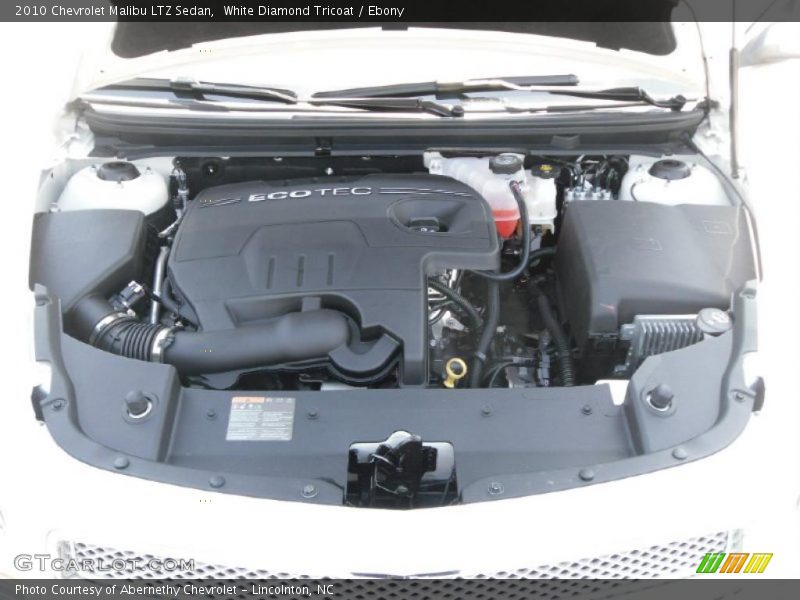 White Diamond Tricoat / Ebony 2010 Chevrolet Malibu LTZ Sedan