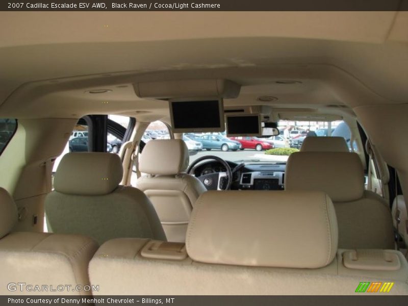 Black Raven / Cocoa/Light Cashmere 2007 Cadillac Escalade ESV AWD
