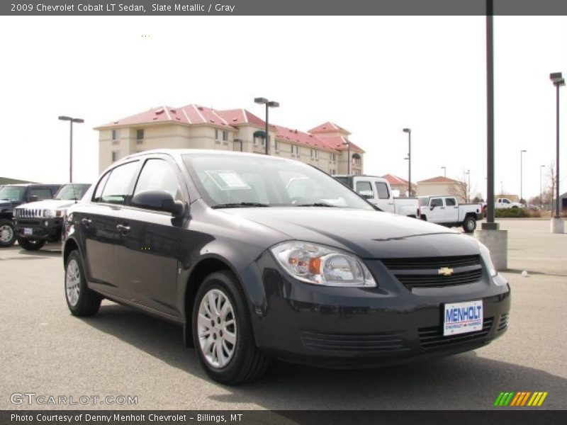 Slate Metallic / Gray 2009 Chevrolet Cobalt LT Sedan