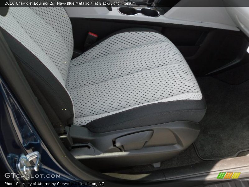 Navy Blue Metallic / Jet Black/Light Titanium 2010 Chevrolet Equinox LS