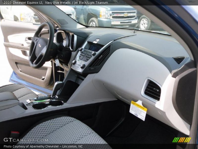 Navy Blue Metallic / Jet Black/Light Titanium 2010 Chevrolet Equinox LS