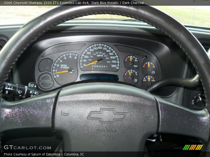 Dark Blue Metallic / Dark Charcoal 2006 Chevrolet Silverado 1500 Z71 Extended Cab 4x4