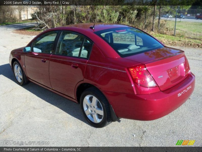Berry Red / Gray 2006 Saturn ION 2 Sedan